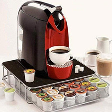 Contenitore Porta Capsule Cialde Caffè Metallo 30-60 Posti Coffee Capsule Drawer