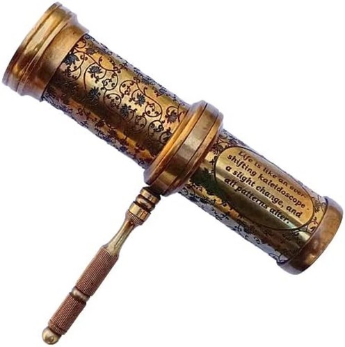 Antico caleidoscopio ottone - caleidoscopio, in