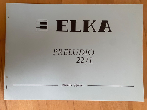 Elka preludio manuale di - preludio, 22/l