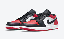 Nike Air Jordan 1 Low Bred Toe scarpe sneaker Chicago Bulls 42 43 44 553558-612