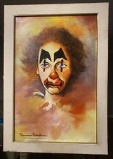 Dipinto olio originale Romano Mussolini