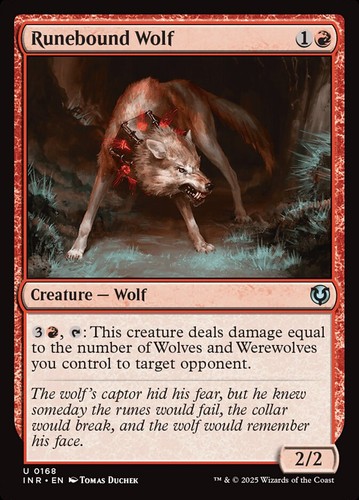 Runebound wolf 168 - #168, |