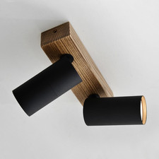 Lampada Da Soffitto in Legno,2