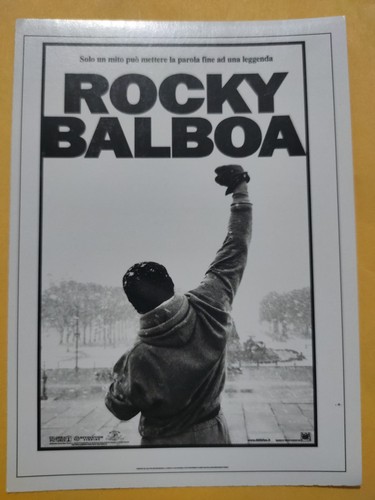 Rocky balboa cartolina mini - -,