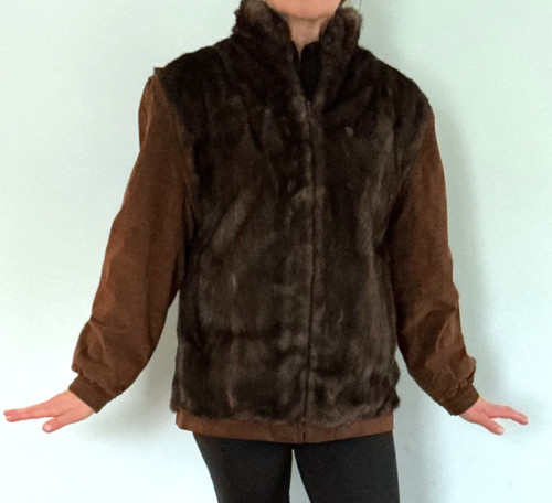 Cappotto gilet pelliccia - cappotto/gilet,
