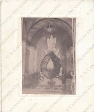 Antica Foto cappella con lapide funeraria DA IDENTIFICARE Zona Milano