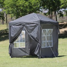 Gazebo pop-up grigio tenda per