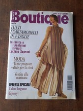 MODA LA MIA BOUTIQUE NUMERO 4 CON CARTAMODELLI  EDITORE RIZZOLI ANNO 1994
