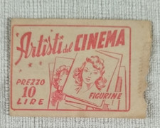 BUSTINA FIGURINE PER ALBUM ARTISTI DEL CINEMA LAMPO 1951