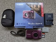 Canon PowerShot SX200 è 12,1 megapixel fotocamera digitale compatta viola