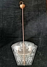 Lampadario a sospensione da camera di manifattura italiana degli anni 50.