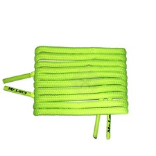 Mr Lacy Runnies - Lacci per scarpe da corsa rotondi giallo lime fluo (lunghezza 90 cm)
