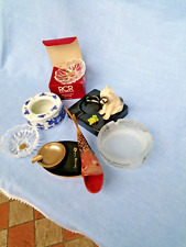 LOTTO DI SEI POSACENERE PARTICOLARI DA COLLEZIONE