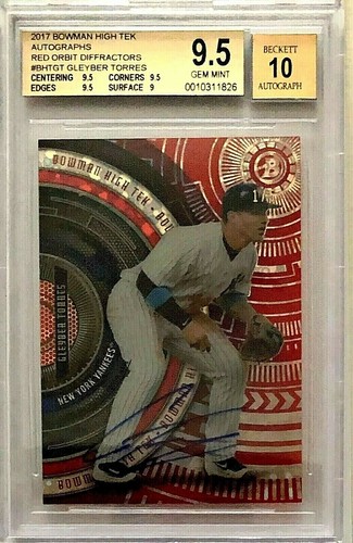 2017 bowman high tek gleyber - bowman,