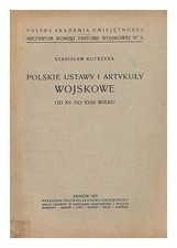 KUTRZEBA, STANISLAW Leggi E