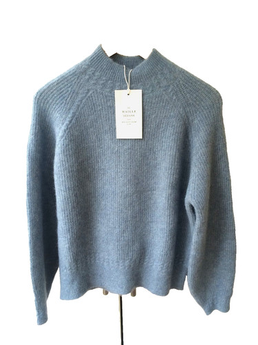 Sezane pull otis bleu vintage - bleu,