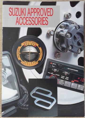 Brochure accessori suzuki 1989 - suzuki,