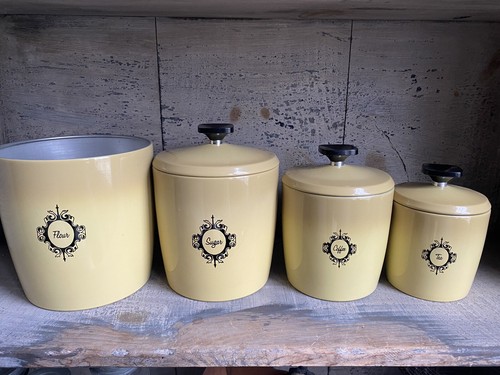 Set bidoni alluminio vintage - set,