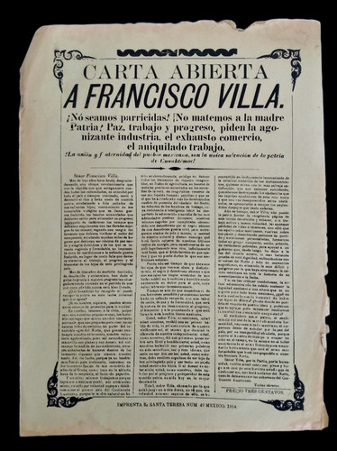 Carta abierta francisco - carta,