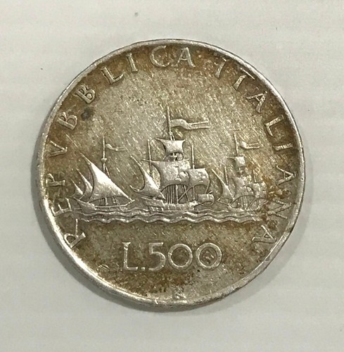 500 lire argento caravelle - 500,