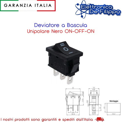 Deviatore bascula unipolare - deviatore,