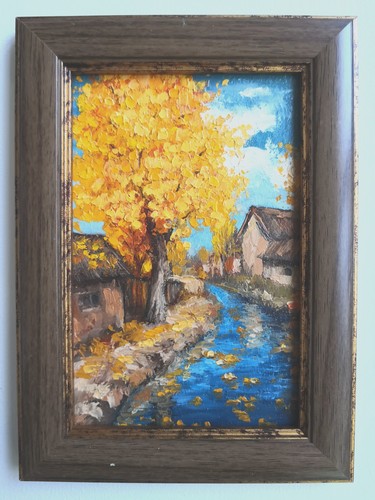 Dipinto olio originale con