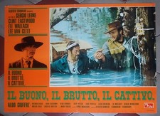 IL BUONO IL BRUTTO IL CATTIVO Sergio Leone Clint Eastwood fotobusta no manifesto