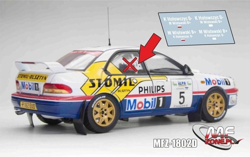 Decals correction windows - decals, 1/18