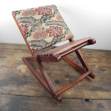 Antica piccola Sedia a dondolo in legno per bambini usata vintage Design Italia