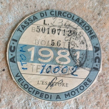BOLLO Aci 1981 per moto