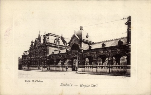 Cartolina roubaix nord - roubaix,