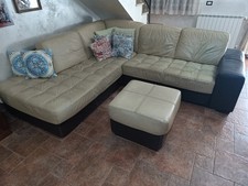 divano in pelle usato