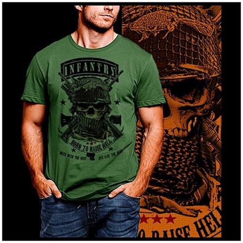 Shirt fanteria ww2 - ww2, elmetto