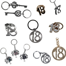 PORTACHIAVI 18 ANNI BOMBONIERA