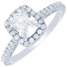 Stile Antico Halo Diamante GIA