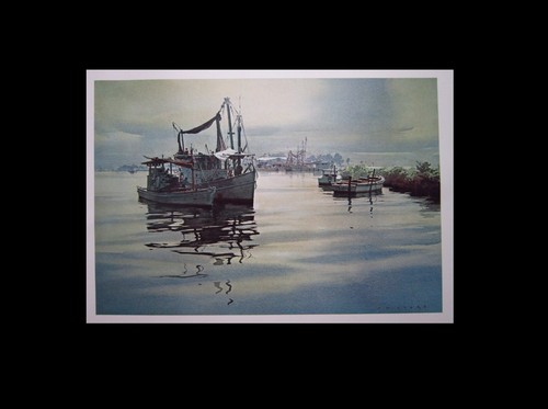 Carl evers mobile bay shrimper - bay,