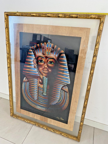 Quadro antico egitto pergamena - antico,