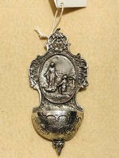 Acquasantiera in argento con