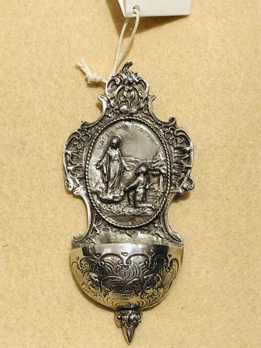 Acquasantiera argento con - in,