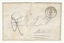 Sardegna - Prefilatelica piego