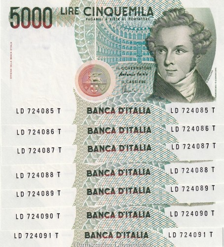 Repubblica 5000 lire - -,