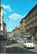 ts 301 Anni 60 TRIESTE Via Carducci - FIAT 1100/103- FIAT 500- non VG - Ed.Minca