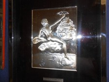 Salvador Dalì scultura argento 925 firmata (flomenaje a la philosophi) 249 grammi