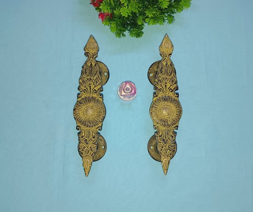 Coppia maniglie porta incise