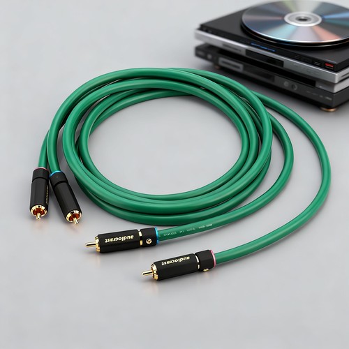 Coppia cavo rca - rca, placcato