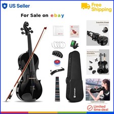 Set violino acustico full size per principianti adulti adolescenti bambini regalo 4/4