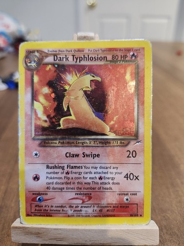 Dark typhlosion 105 neo - typhlosion,