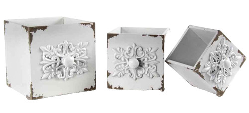 Set vasi cachepot - 3, quadrati
