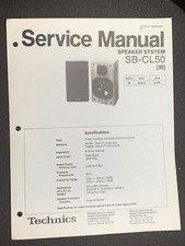 Technics SB-CL50 M Manuale di
