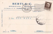 NAPOLI - Berti & Co. - Spedizioni e Trasporti 1930